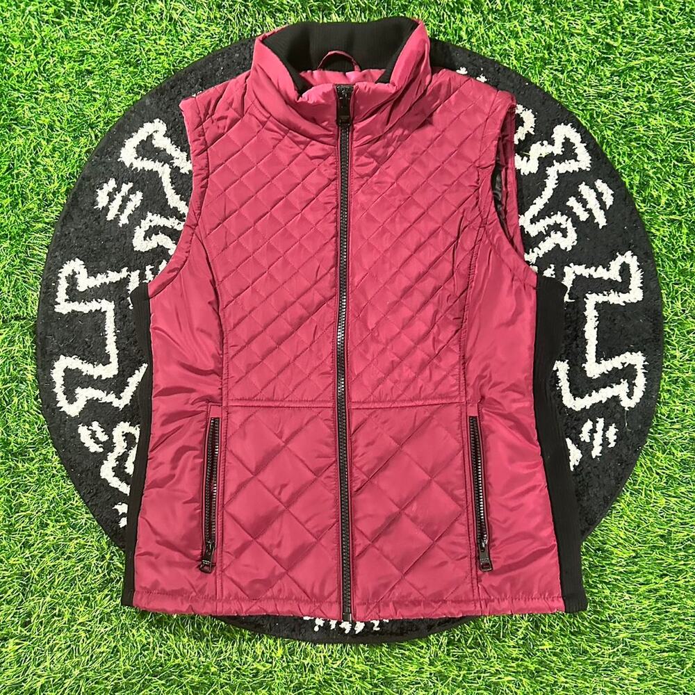 Women’s Purple Andrew Marc brand Quilted Vest - L